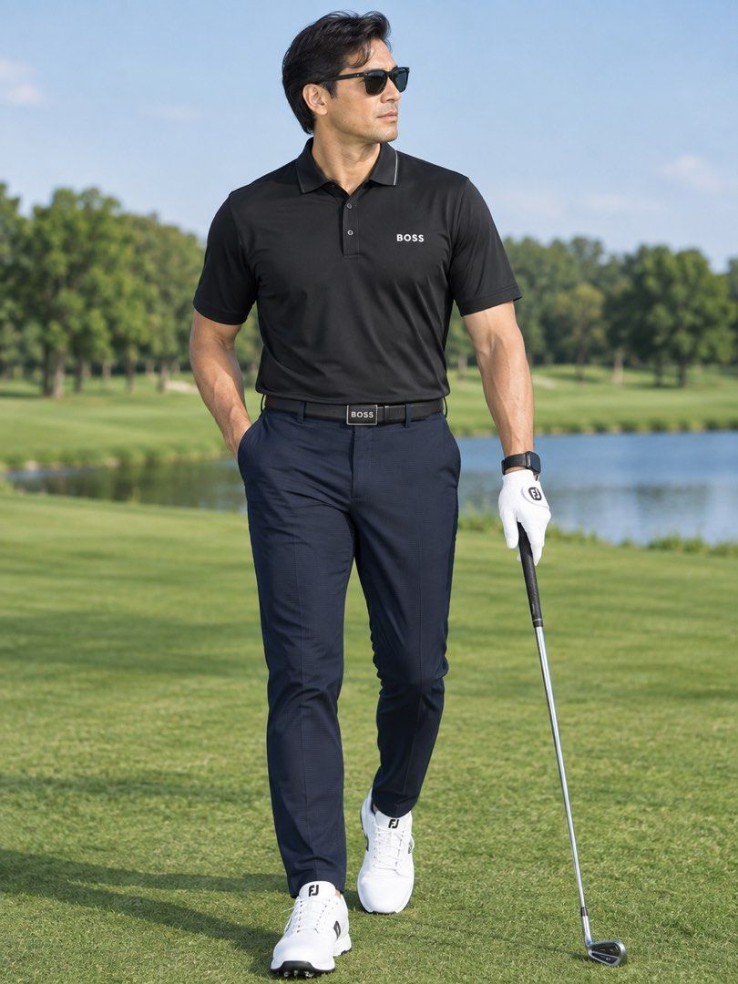 HUGO BOSS - Textured Trouser (Category: Trousers) located in Imus. Submitted by medyogoodguys (Listing ID 1462422504, Image 1). Description: Hugo Boss Textured Trouser ⛳️ Excellent/ Authentic 💯 Size 34 waistline 2,200 pesos only + sf Dm.