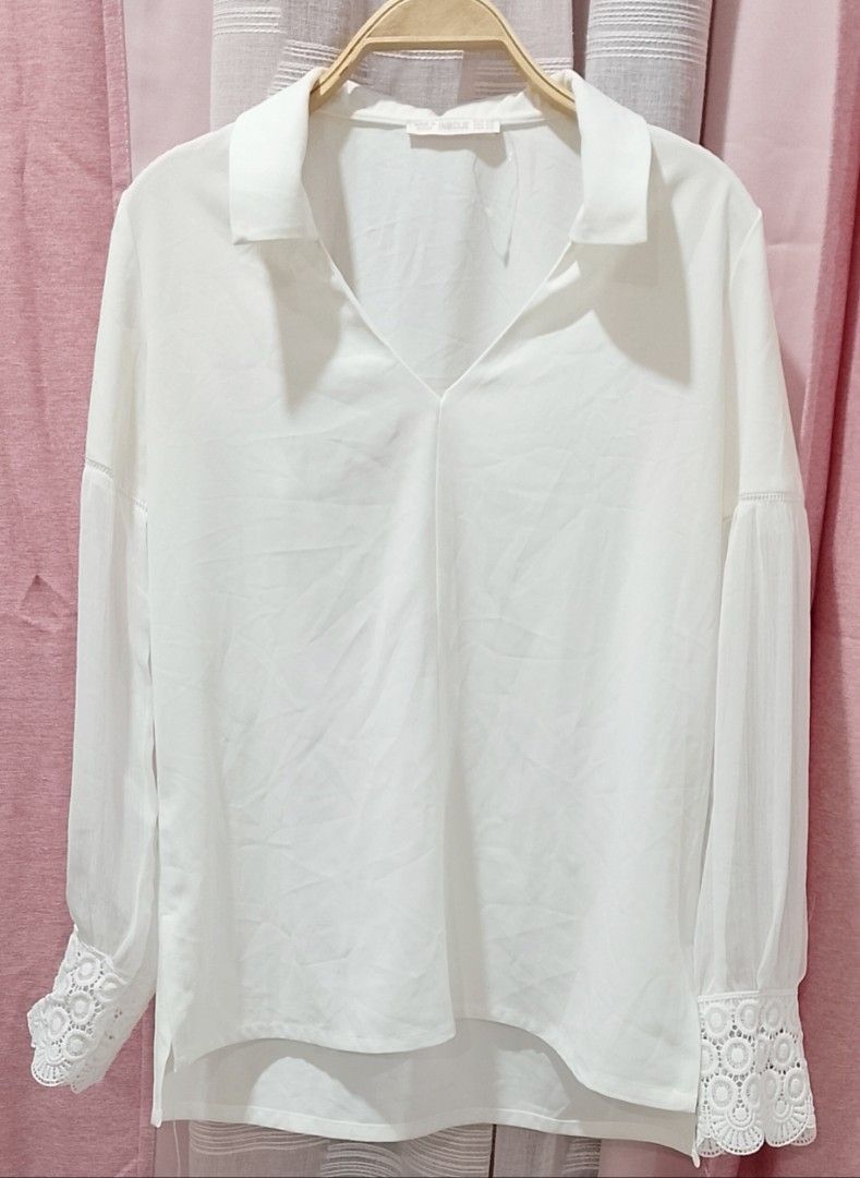 INBDUE White blouse (Category: Blouses) located in Cabanatuan. Submitted by miss.maia (Listing ID 1462432945, Image 2). Description: .