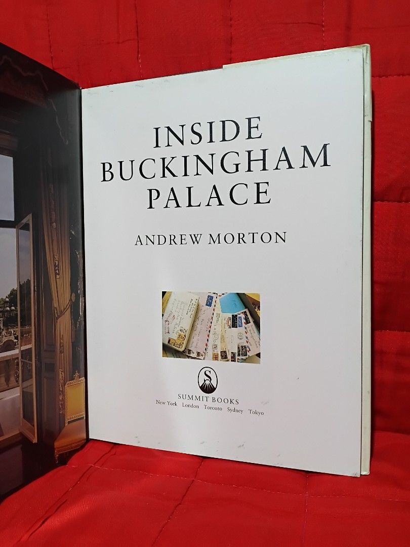 Inside Buckingham Palace by Andrew Morton (Category: Storybooks) located in Manila. Submitted by krishna_ayanami (Listing ID 1462435479, Image 2). Description: - "A Look Inside Buckingham Palace" book - Explores the private world of the Royal Family - Written by Andrew Morton, author of "Diana's Diary" - Offers insights into the lives of the British royals - Perfect for anyone interested in the British monarchy.