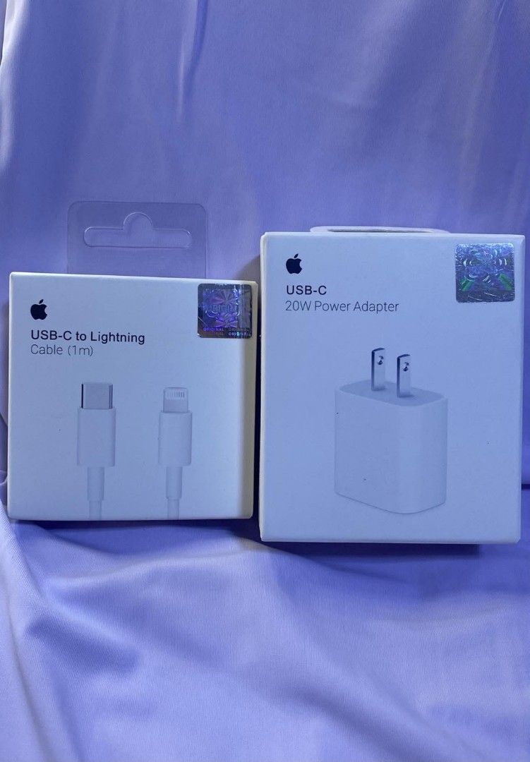 iphone/ipad 20W ADAPTER and CABLE CHARGER IOS (Category: Chargers & Cables) located in Manila. Submitted by pricious (Listing ID 1462275771, Image 1). Description: .