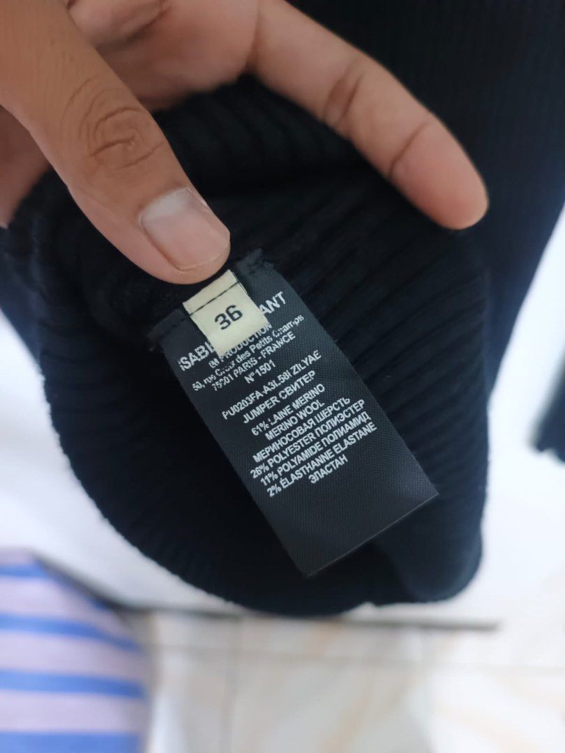 ISABEL MARANT (Category: Longsleeves) located in Dasmarinas. Submitted by jessputrages (Listing ID 1462369143, Image 3). Description: For sale Isabel Marant Excellent condition No issue 700 plus shipping fee Pm for more details.