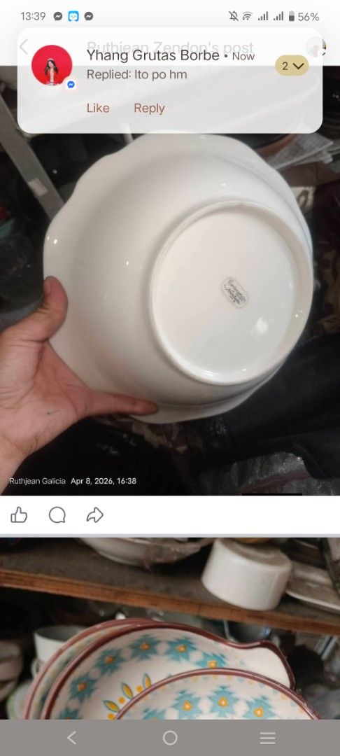 Japan Surplus Ceramic noritake (Category: Dinnerware & Cutlery) located in Valenzuela. Submitted by relchris22 (Listing ID 1462330135, Image 2). Description: - Beautiful Japan surplus - Features a lovely floral design - Ideal for serving food or as a decorative piece.