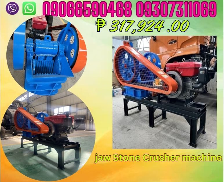 Jaw Stone Crusher Machine 150*250 Diesel Type (Category: Looking For) located in Caloocan City. Submitted by rochelleflores356-82603 (Listing ID 1462280476, Image 1). Description: ✅ Quality products ✅ Big discount for bulk orders ✅ 100% LEGIT TRUSTED SUPPLIER! ✅ With Complete Legal Documents ✅ BIR Registered ☎️ For Inquiries Please Globe : 09066590468 𝐒𝐦𝐚𝐫𝐭: 09307311069 Mode of Payments 50% down payment 50% cash on delivery within Pasig Jaw 