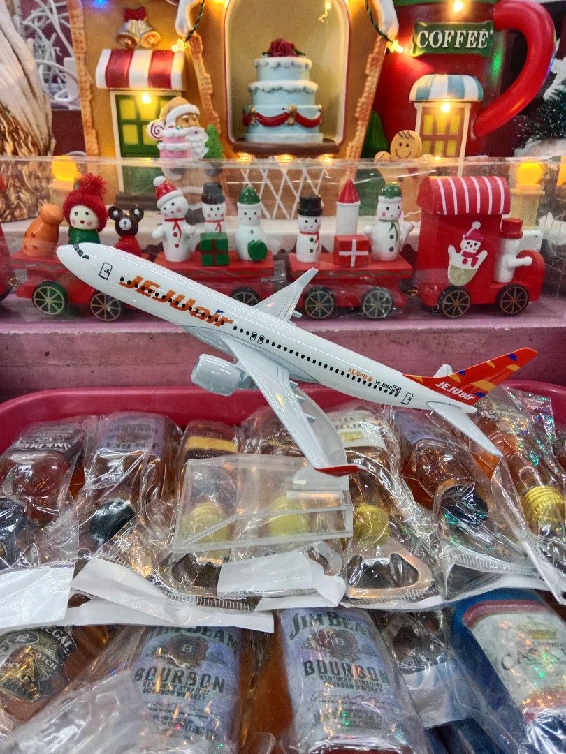 Jeju Air Airplane Model with Stand (Category: Vehicle & Diecast Models) located in Manila. Submitted by iliasjen3082126 (Listing ID 1462363360, Image 3). Description: - Detailed Jeju Air airplane model - Includes clear display stand - Realistic design, great for collectors - Perfect decorative piece for aviation/travel enthusiasts - Ideal size for desks or shelves.