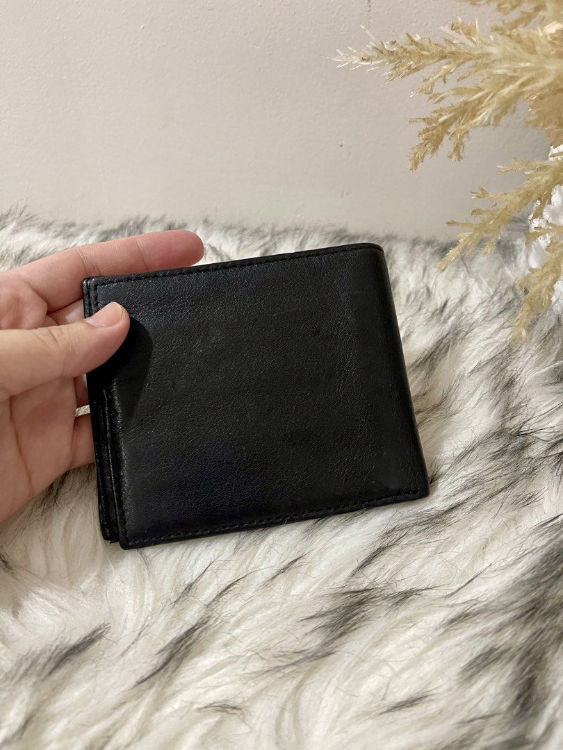 John Smith Japan Black Leather Wallet for Men (Category: Wallets & Card Holders) located in Teresa. Submitted by savvyonbranded (Listing ID 1462359642, Image 3). Description: 3.8 x 4.5 inches .