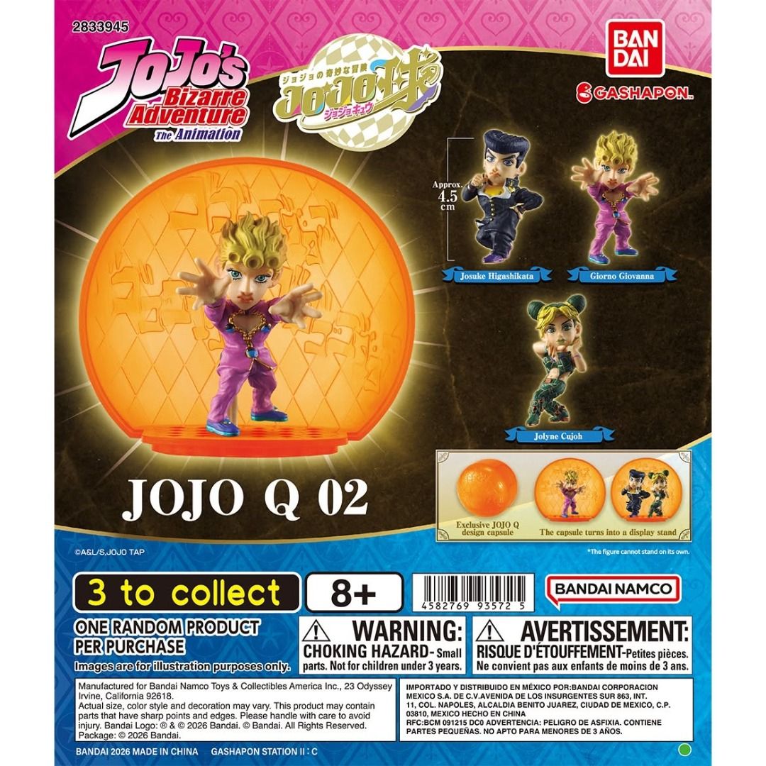 JoJo's Bizarre Adventure JOJO Q 02 Figures (Category: Figurines & Statues) located in Nabunturan. Submitted by rollingon22 (Listing ID 1462409909, Image 1). Description: Figures available: Joylene Cujoh Giorno Giovanna Sealed, Like new 800 for both.
