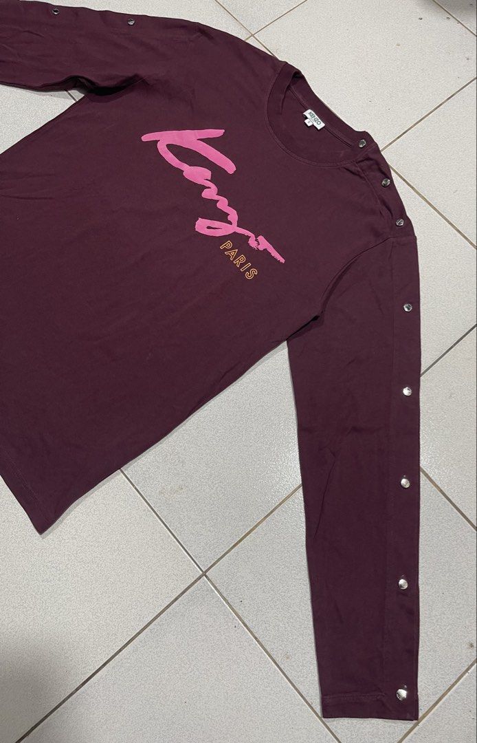 Kenzo Long Sleeve Shirt (Category: Longsleeves) located in Mandaue City. Submitted by MJ_80 (Listing ID 1462347124, Image 2). Description: Kenzo Long Sleeve Shirt Small Dimes: 20.5 X 28 See photos for measurements Color rate & Condition: 9.9/10 Price: 1,450.