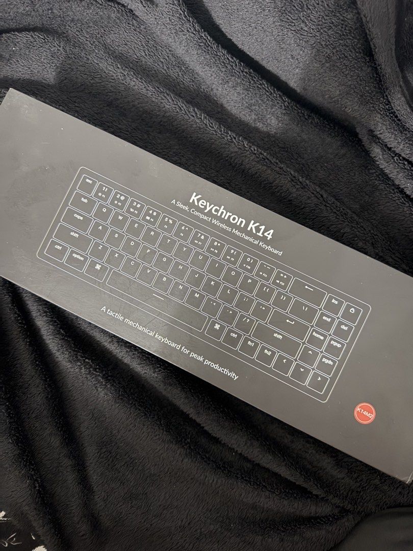 Keychron K14 Wireless Mechanical Keyboard (Category: Computer Keyboard) located in Pasig City. Submitted by amielvaldez (Listing ID 1462386544, Image 1). Description: - Sleek and compact design - Wireless mechanical keyboard - Tactile typing feel - Ideal for productivity - Includes original packaging.