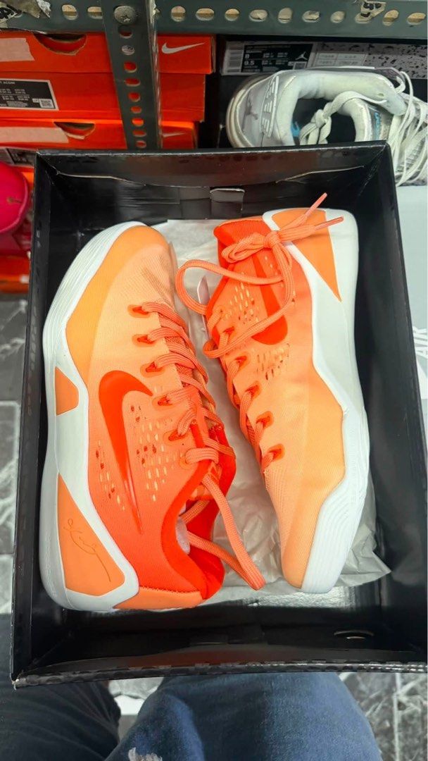 Kobe 9 Sharmaine (Category: Casual Shoes) located in Pasay City. Submitted by maxyxyzy (Listing ID 1462394779, Image 1). Description: Size 9.5 EU 43 mens (snugfit) Max batch High tier Brand new with box Pasay makati loc.
