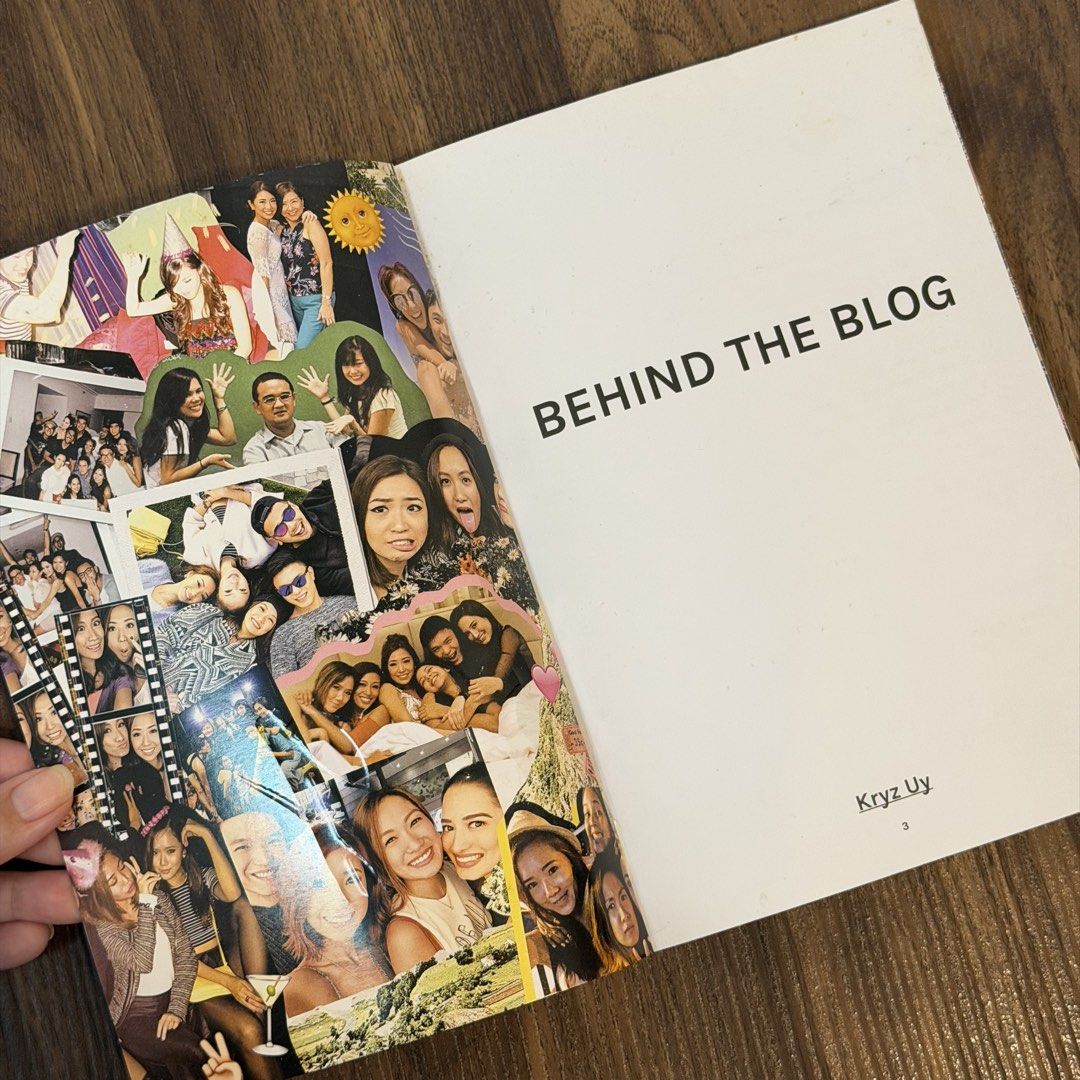Kryz Uy Behind The Blog Book (Category: Storybooks) located in Quezon City. Submitted by ninaswardrobe (Listing ID 1462375280, Image 3). Description: - Features fashion, life, and other personal topics - With a sheet of Krymojis stickers (complete) - Comes in the original plastic packaging - With very minimal signs of handling but still like new.