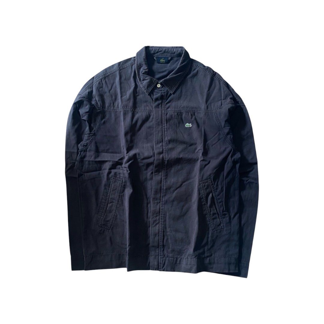 Lacoste Blouson Navy Jacket (Category: Coats, Jackets and Outerwear) located in Manila. Submitted by finofindthisart (Listing ID 1462353975, Image 1). Description: Length 28 Width 22 Measured it by inches P1499 Issue: N/A This is a pre-loved/thrifted items and may show minor signs of issue due to its vintage nature. Kindly manage expectations. No refunds or exchanges will be accepted. 📍Pasay City DM for inquiries..