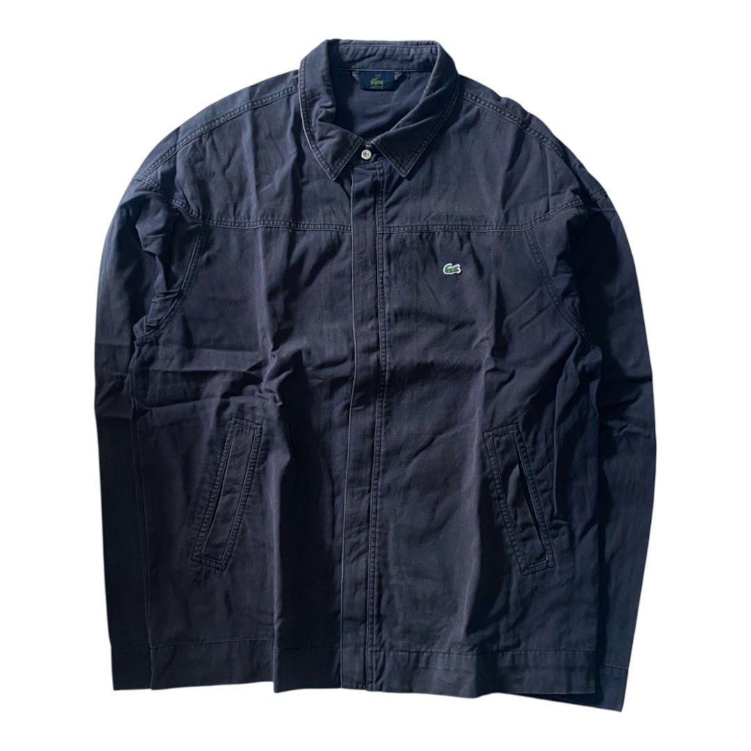 Lacoste Blouson Navy Jacket (Category: Coats, Jackets and Outerwear) located in Manila. Submitted by finofindthisart (Listing ID 1462353975, Image 2). Description: Length 28 Width 22 Measured it by inches P1499 Issue: N/A This is a pre-loved/thrifted items and may show minor signs of issue due to its vintage nature. Kindly manage expectations. No refunds or exchanges will be accepted. 📍Pasay City DM for inquiries..