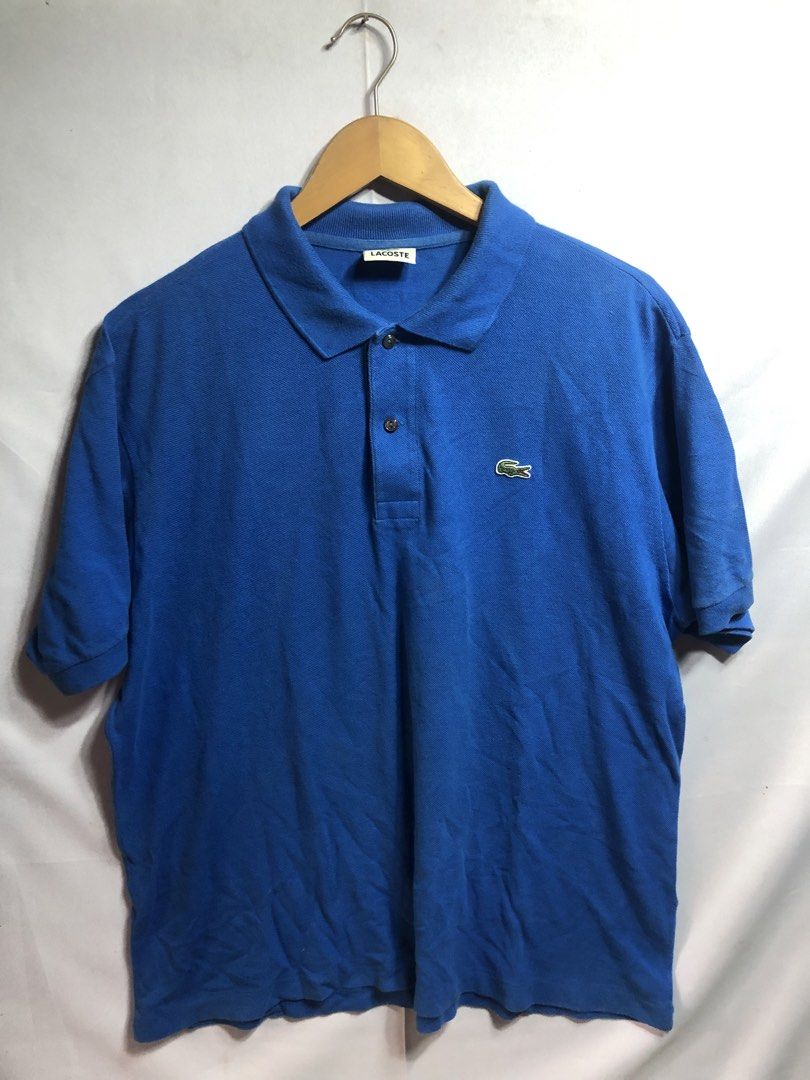 Lacoste blue polo shirt (Category: Tshirts & Polo Shirts ) located in Cagayan de Oro. Submitted by kennymiiiiii (Listing ID 1462294245, Image 1). Description: 24*28 no issue Need wash C44.