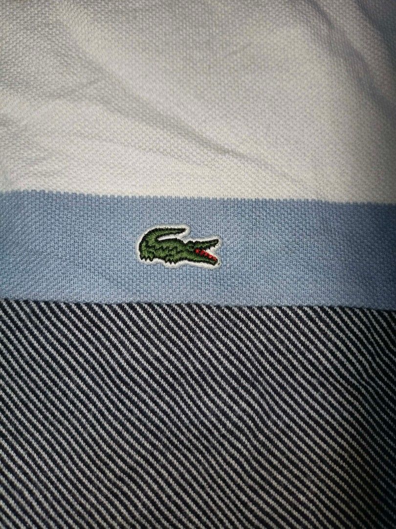 Lacoste polo shirt (Category: Tshirts & Polo Shirts ) located in Alburquerque. Submitted by ayrelieonlineshop (Listing ID 1462410639, Image 2). Description: Lacoste polo shirt pang Tito na polo size FR 6 US XL dimensions W-23.5 L-28 no pinhole or punit.