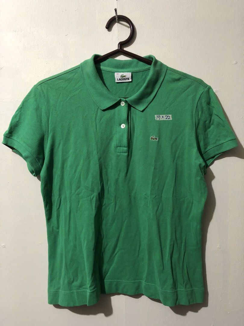 Lacoste Polo Shirt (Category: Others Tops) located in Manila. Submitted by raremountain00 (Listing ID 1462421449, Image 1). Description: Authentic Excellent condition Large Women Fit No issue wash lang.