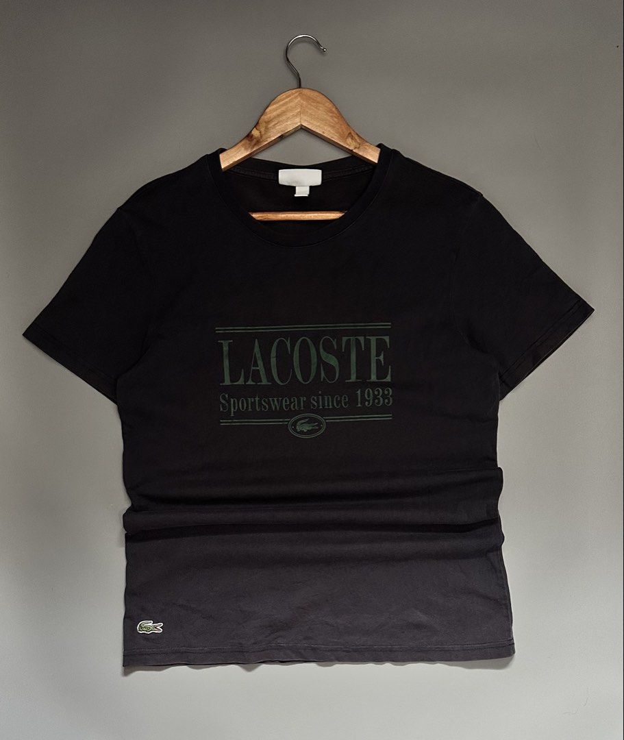 Lacoste T-shirt (Category: Activewear) located in Manila. Submitted by thriftavenueph (Listing ID 1462304530, Image 1). Description: Fs: Lacoste T-shirt Size: 19x24, M Condition: excellent, no issue Price: 850.