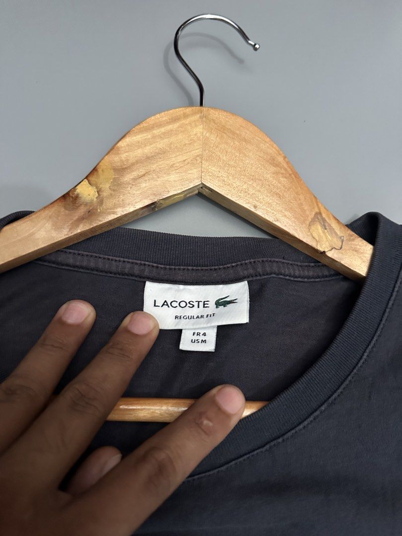 Lacoste T-shirt (Category: Activewear) located in Manila. Submitted by thriftavenueph (Listing ID 1462304530, Image 3). Description: Fs: Lacoste T-shirt Size: 19x24, M Condition: excellent, no issue Price: 850.