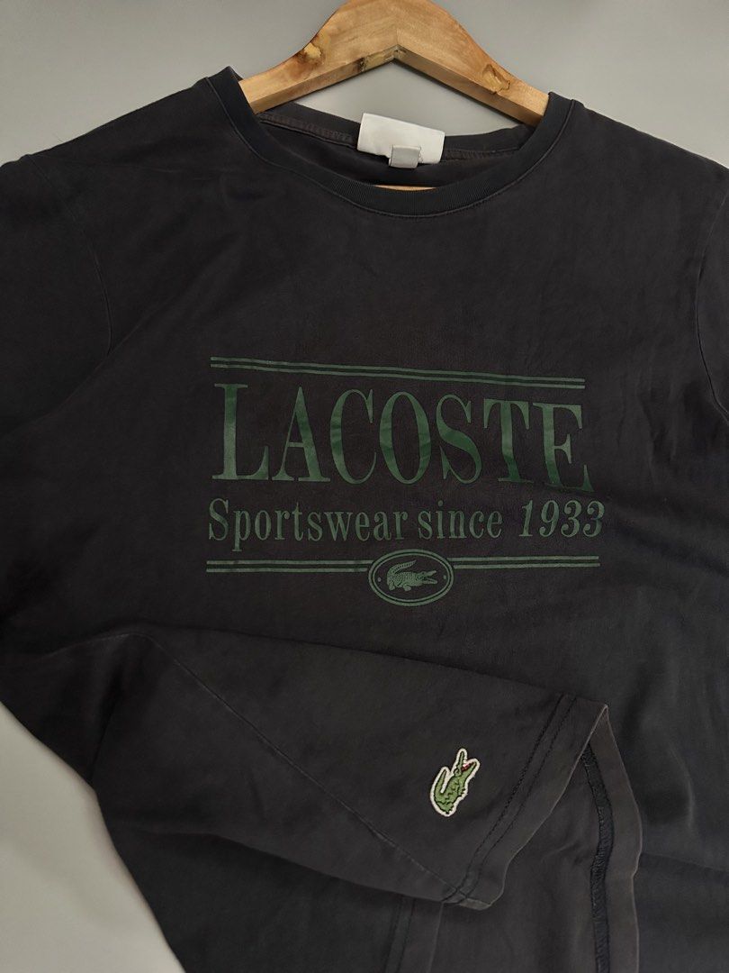 Lacoste T-shirt (Category: Activewear) located in Manila. Submitted by thriftavenueph (Listing ID 1462304530, Image 2). Description: Fs: Lacoste T-shirt Size: 19x24, M Condition: excellent, no issue Price: 850.
