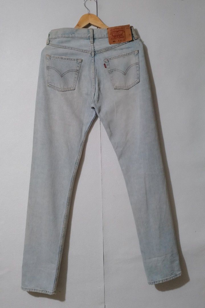 Levis 501 (Category: Jeans) located in Iligan City. Submitted by jh_pr0 (Listing ID 1462368264, Image 3). Description: Lēvîs 501 (extended patch) Light wash-denim Like new Waist: 29 on tag fit til 31 actual tape Length: 45 actual tape Hem: 7"actual tape No issue Mine: 1200+sf.