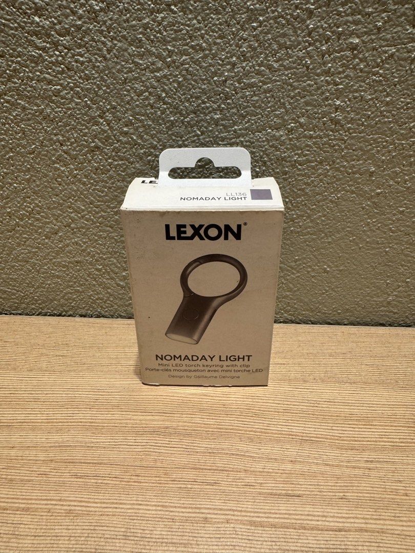 Lexon Nomaday Light Mini LED Torch Keychain with Clip (Category: Other Accessories) located in Manila. Submitted by kuroshirooreo (Listing ID 1462274875, Image 1). Description: - Lexon Nomaday Light keychain - Mini LED torch with white light - Visible up to 50 meters - Secure metal keyring hook - Rechargeable via USB-C - Ideal for keys, bags, or everyday carry.