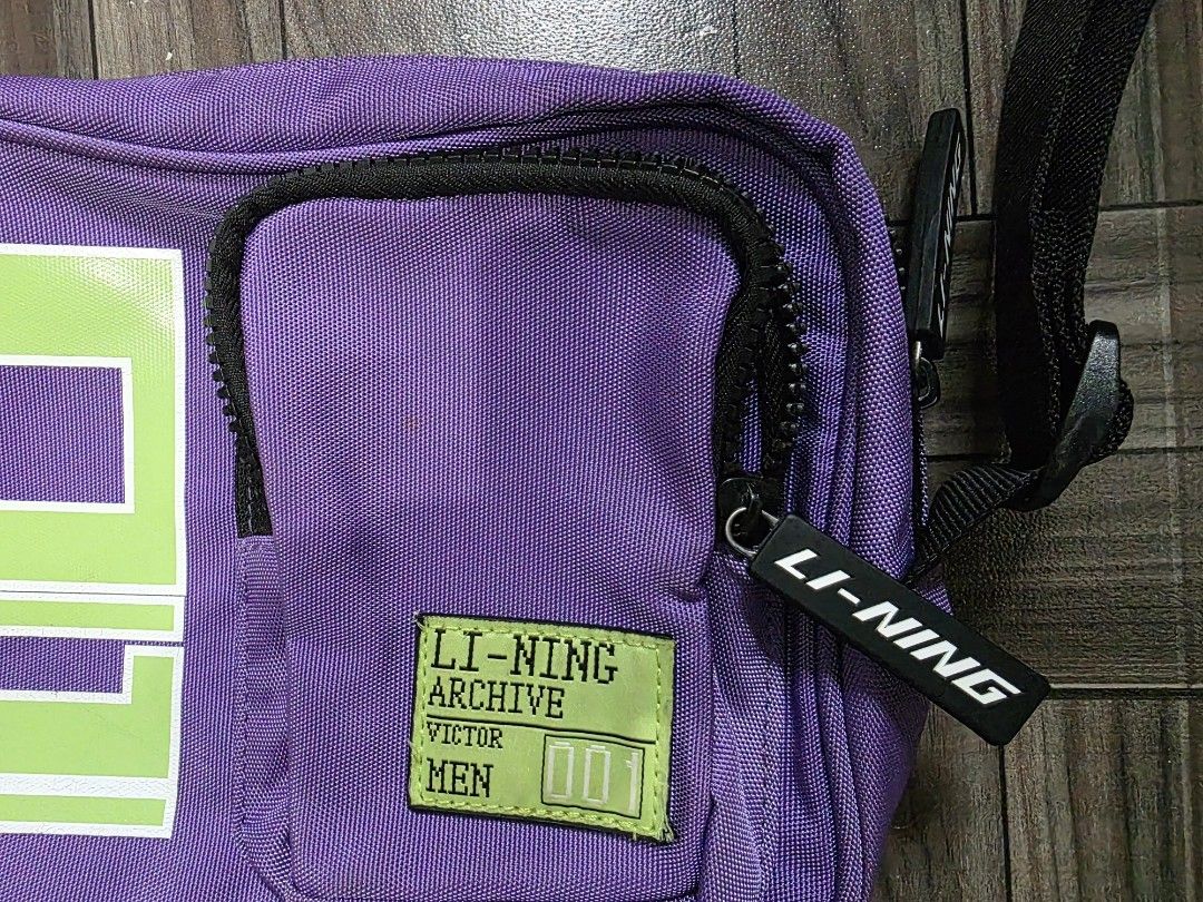 Li Ning Evangelion Theme Sling Bag (Category: Sling Bags) located in Quezon City. Submitted by thriftstershop (Listing ID 1462392696, Image 2). Description: Brand: Li Ning Condition: Excellent Meet up: Trinoma or LRT 2 Anonas Shipping: LBC - Weekdays J&T - Weekends.