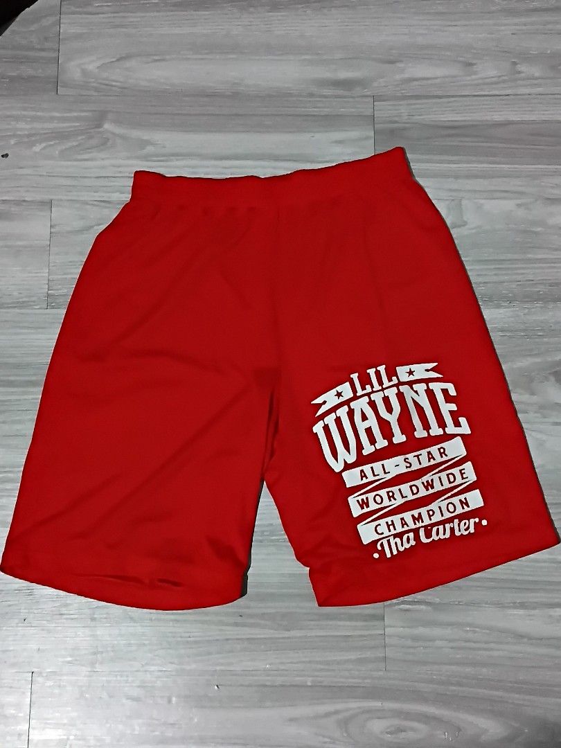 LIL WAYNE BASKETBALL SHORT (Category: Shorts) located in Calasiao. Submitted by thriftkartel26 (Listing ID 1462397358, Image 1). Description: W30 L22.5 cut tag.