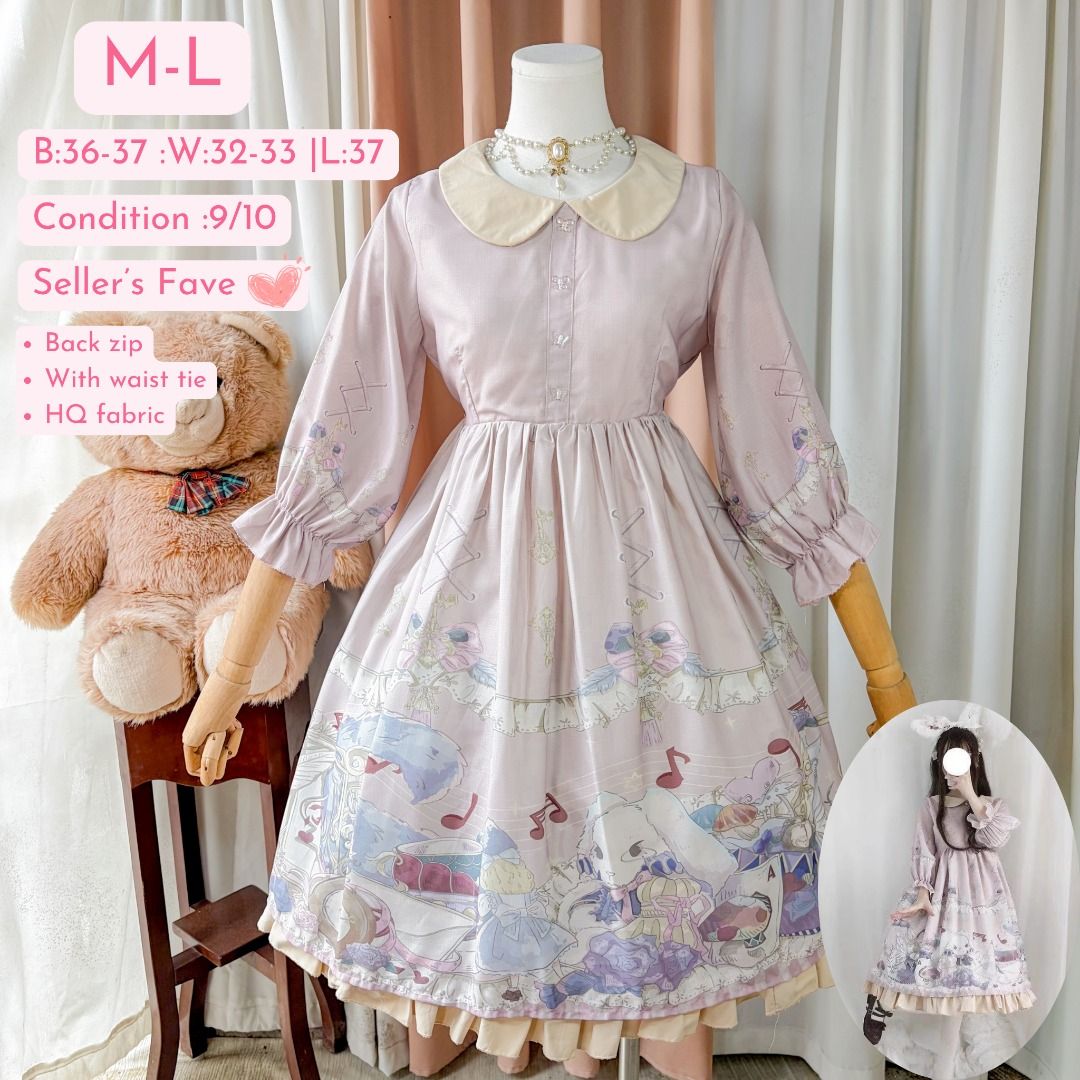 Lolita Dress (Category: Dresses) located in General Trias. Submitted by Ashantyscollezion (Listing ID 1462342319, Image 1). Description: ✏️ 𝘒𝘪𝘯𝘥𝘭𝘺 𝘕𝘰𝘵𝘦: - 𝘗𝘭𝘦𝘢𝘴𝘦 𝘤𝘩𝘦𝘤𝘬 𝘢𝘭𝘭 𝘥𝘦𝘵𝘢𝘪𝘭𝘴 𝘪𝘯 𝘵𝘩𝘦 𝘤𝘢𝘱𝘵𝘪𝘰𝘯𝘴. - 𝘋𝘪𝘮𝘦𝘯𝘴𝘪𝘰𝘯𝘴 𝘢𝘭𝘳𝘦𝘢𝘥𝘺 𝘰𝘯 𝘵𝘩𝘦 𝘱𝘩𝘰𝘵𝘰. -𝘱𝘦𝘵𝘵𝘪𝘤𝘰𝘢𝘵, 𝘳𝘪𝘣𝘣𝘰𝘯 𝘢𝘯𝘥 𝘰𝘵𝘩𝘦𝘳 𝘴𝘵𝘺𝘭𝘪𝘯𝘨 𝘪𝘵𝘦𝘮𝘴 𝘢𝘳𝘦 𝘯𝘰𝘵 𝘪𝘯𝘤𝘭𝘶𝘥𝘦𝘥. 𝘍𝘰𝘳 𝘧𝘭𝘢𝘸𝘴 𝘢𝘯𝘥 𝘰𝘵𝘩𝘦𝘳 �