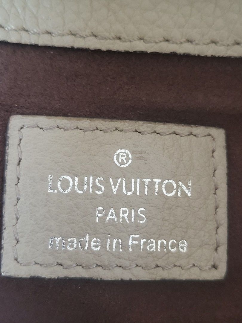 Louis Vuitton Monogram Shoulder Bag (Category: Luxury Bags & Wallets) located in Manila. Submitted by milkymitch23 (Listing ID 1462437392, Image 3). Description: - Louis Vuitton shoulder bag - Beige monogram canvas with leather trim - Silver hardware details - Interior zip pocket - Date code: AH0166 - Made in France - A timeless LV classic - NGA - issue rubber lining - pm if interested may bawas pa sa sure buyer.