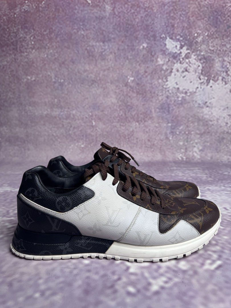 Louis Vuitton Monogram Sneakers (Category: Sneakers) located in Paranaque City. Submitted by destineshoppe (Listing ID 1462394776, Image 2). Description: Louis Vuitton Runaway Monogram Tri-Color Size US 9.5 Mens Almost New Dustbag included.