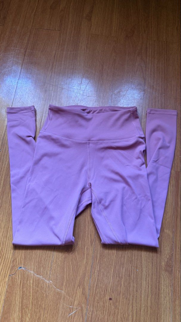 Lovito Pink High-Waisted Leggings (Category: Other Bottoms) located in Antipolo. Submitted by japanese.siomai (Listing ID 1462362609, Image 1). Description: - Brand: Lovito - Color: Pink - Style: High-waisted leggings - Size: EU 34 / US 4 - Origin: Made in China - Condition: Minor mark on leg (refer to last photo) - Versatile: Ideal for workouts or casual wear.