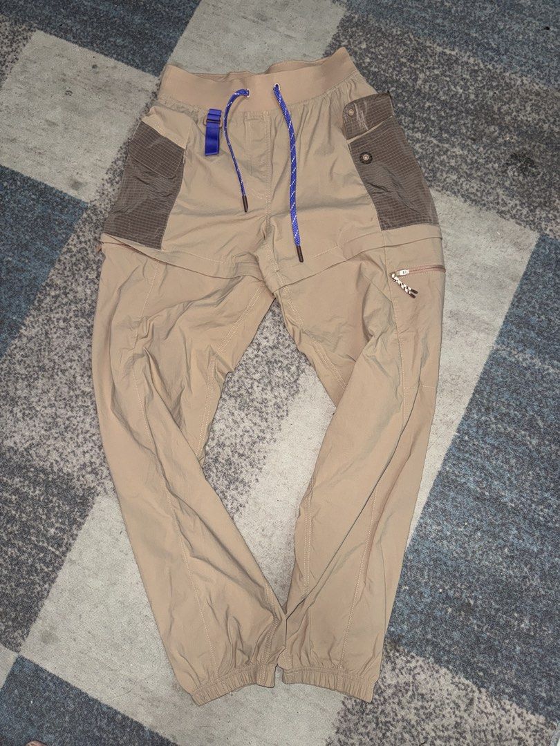 Lululemon 170/64A Convertible Pants Size 4 Tan (Category: Medical Supplies & Tools) located in Angeles City. Submitted by migs_font29 (Listing ID 1462394157, Image 1). Description: - Lululemon convertible pants - Size 4 (170/64A) - Elastic waistband with drawstring - Zips off to become shorts - Multiple pockets with zip and button closures - Ideal for hiking and active wear.