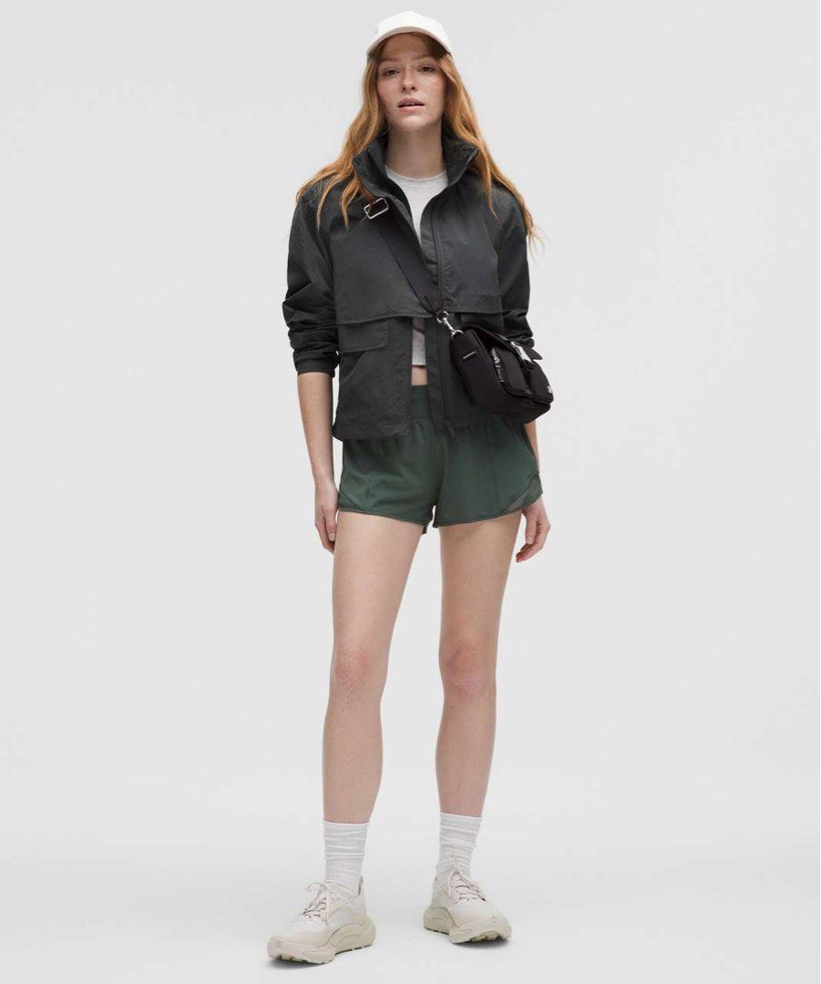 Lululemon🍋 Always Effortless Classic-Fit Jacket Graphite Grey (Category: Activewear) located in Taguig. Submitted by greenfuzz (Listing ID 1462342857, Image 1). Description: Grey clouds or blue skies—this water-repellent jacket has a lining that's so soft you'll want to wear it no matter the forecast. water-resistant, glyde™ fabric Water-resistant Windproof classic fit, hip length Classic fit falls away from your body with room for layering feat