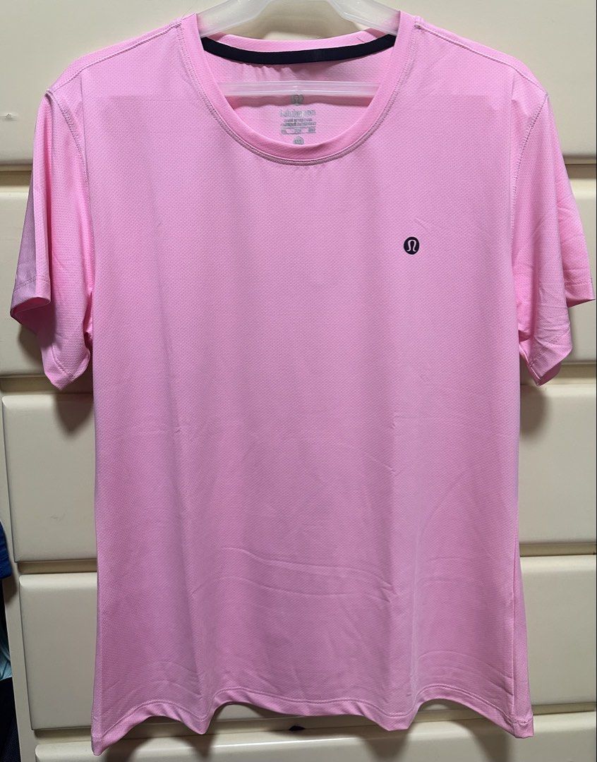 Lululemon Dri-Fit shirt (Pink) (Category: Activewear) located in Marikina City. Submitted by tziescloset (Listing ID 1462318499, Image 1). Description: 📌 Brand new 📌 Fits Large to XXL 📌 W - 19.5” pit to pit .