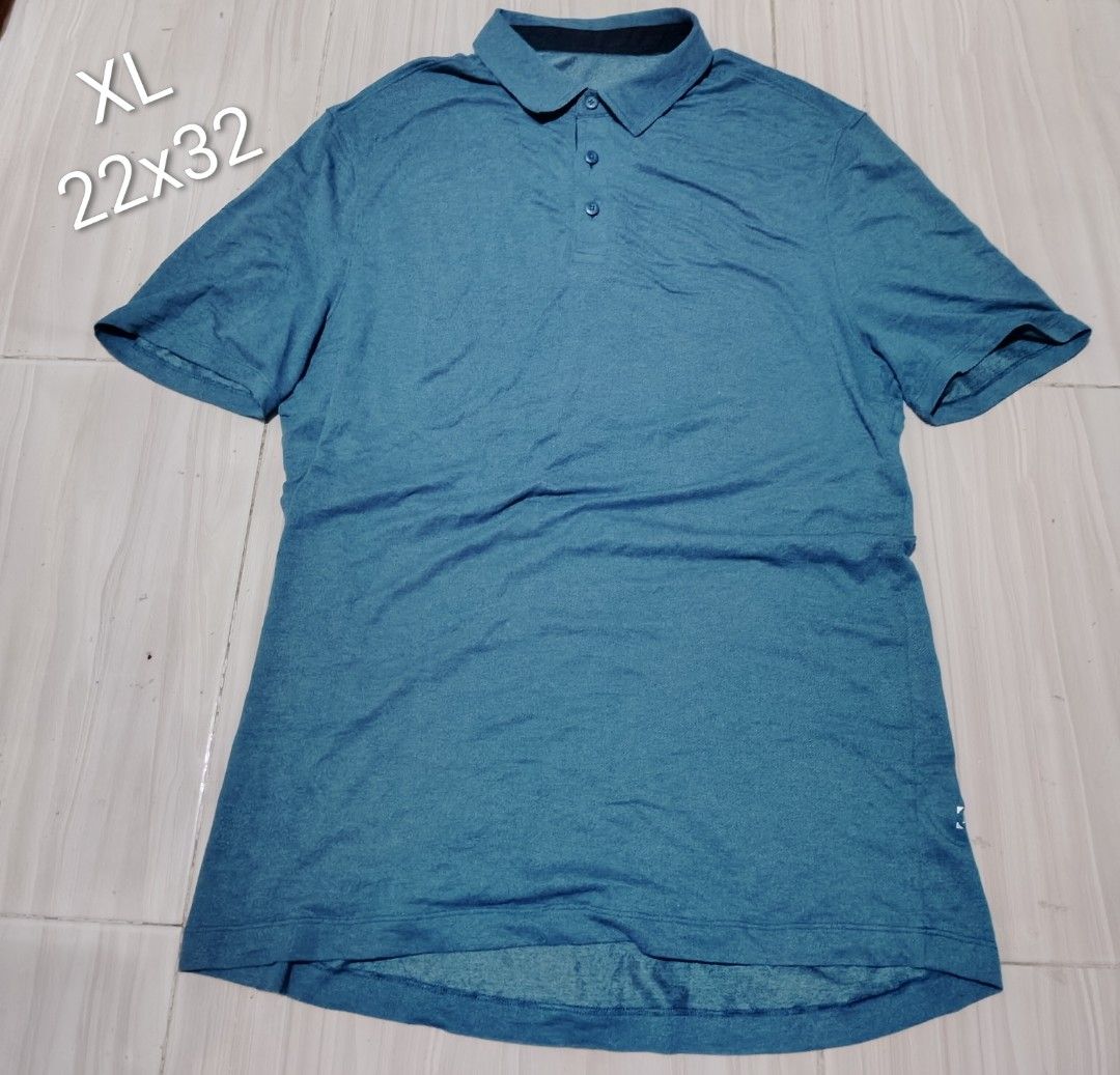 Lululemon Evolution Poloshirt (Category: Tshirts & Polo Shirts ) located in Santa Cruz. Submitted by jm.co (Listing ID 1462262596, Image 1). Description: forsale Lululemon Evolution Poloshirt size XL dimes 22x32 no issue in very good Condition for only 550php stacruz laguna.