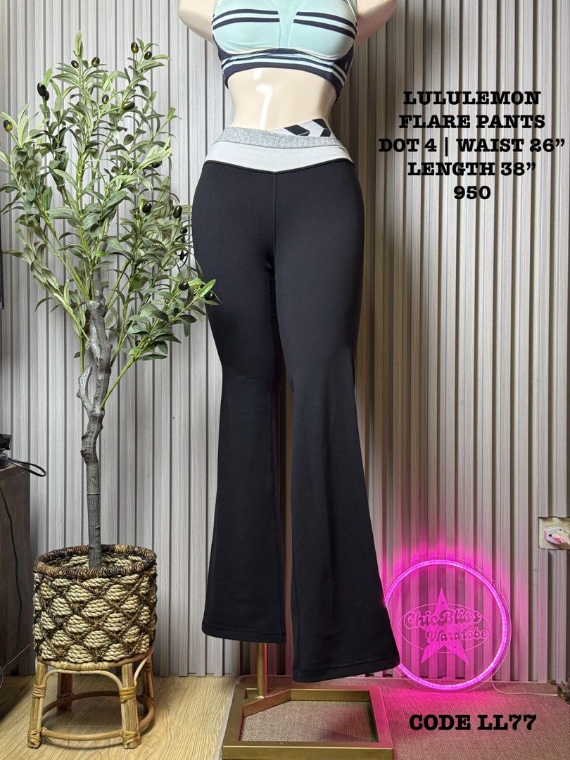 Lululemon Flare Pants LL77 (Category: Activewear) located in Naga. Submitted by ubi04 (Listing ID 1462323508, Image 1). Description: .