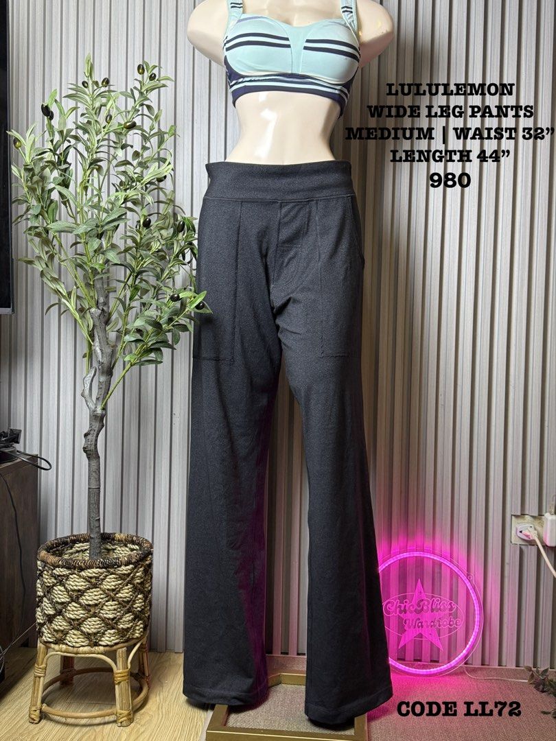Lululemon Wide Leg Pants LL72 (Category: Activewear) located in Naga. Submitted by ubi04 (Listing ID 1462312723, Image 1). Description: Pwede Unisex.