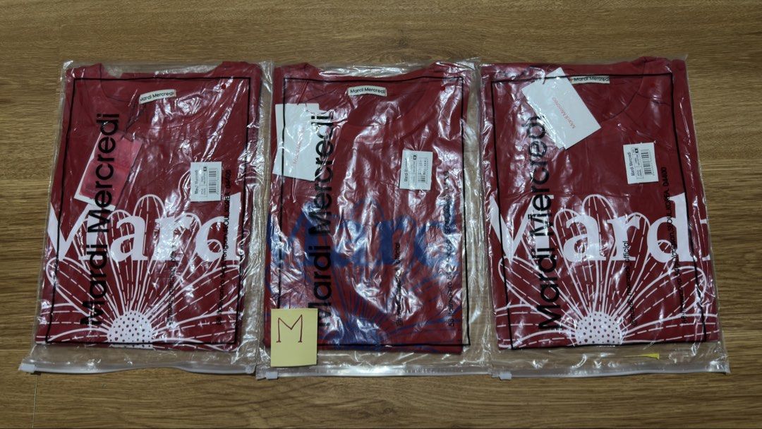 Mardi Mercredi Shirt (Category: Shirts) located in Angat. Submitted by shopmyclosetbykris (Listing ID 1462403467, Image 2). Description: Mardi Mercredi Women's cut OG quality shirts! Same tags ect. Limited pcs only! No more restock! From Korea, not BKK With sizes, not free size Price: 880 each only Location: Baliwag Bulacan .