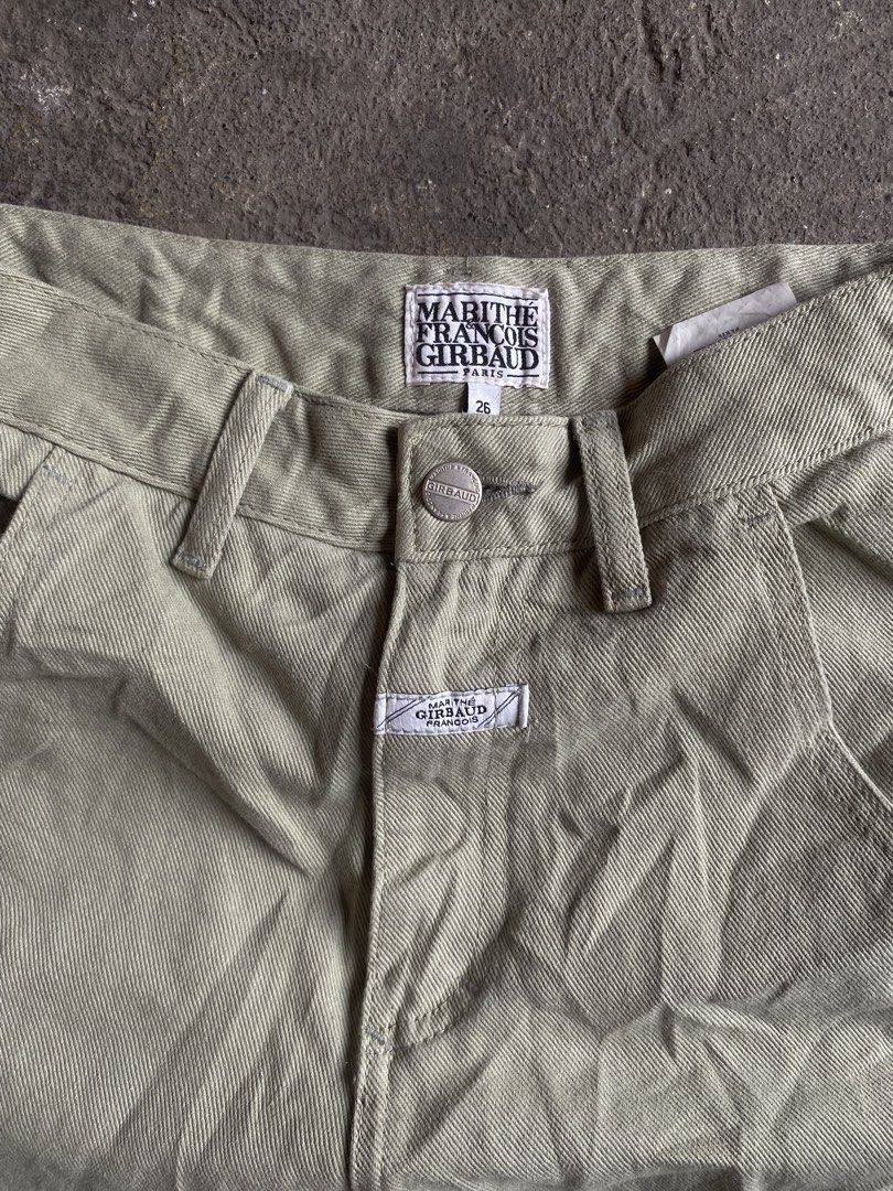 Marithe Francois Girbaud high waist pants (Category: Jeans) located in Davao. Submitted by jirielzac08036 (Listing ID 1462371681, Image 3). Description: waist 26 length 41 hem 9 no issue excellent.