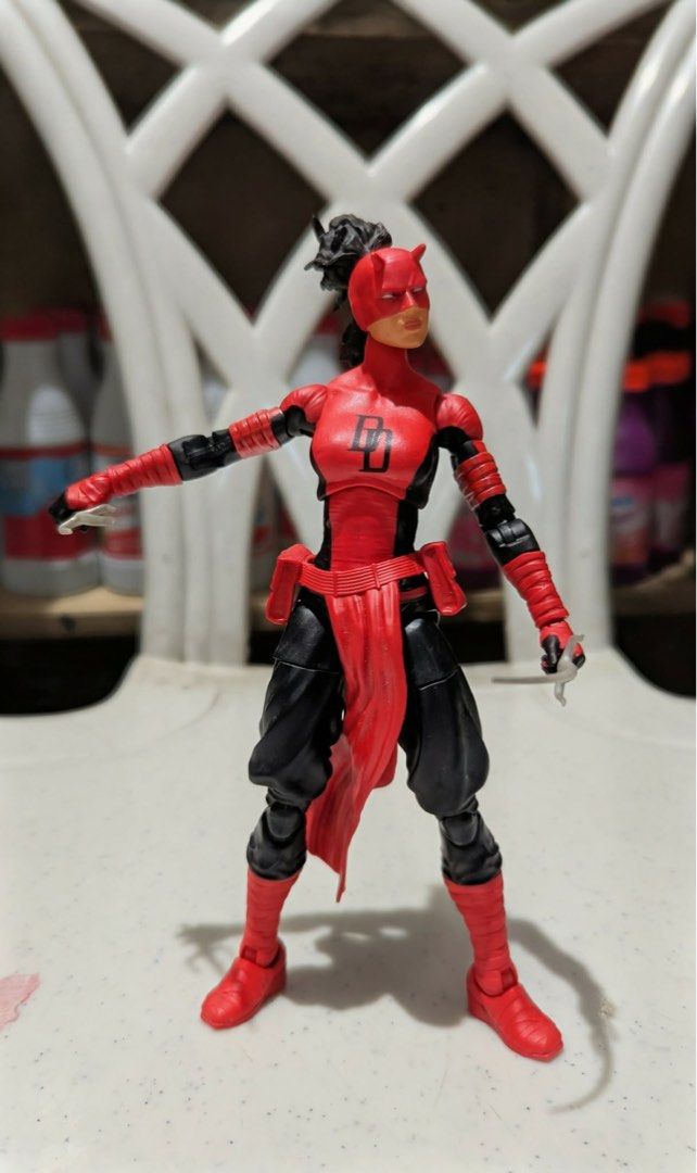 Marvel Legends Elektra Action Figure (Category: Figurines & Statues) located in Manila. Submitted by werpa05 (Listing ID 1462415929, Image 1). Description: - Marvel Legends Elektra action figure - Includes signature sais - Ideal for Marvel fans and collectors - Poseable with good detail - Ready for display or play mandaluyong area.