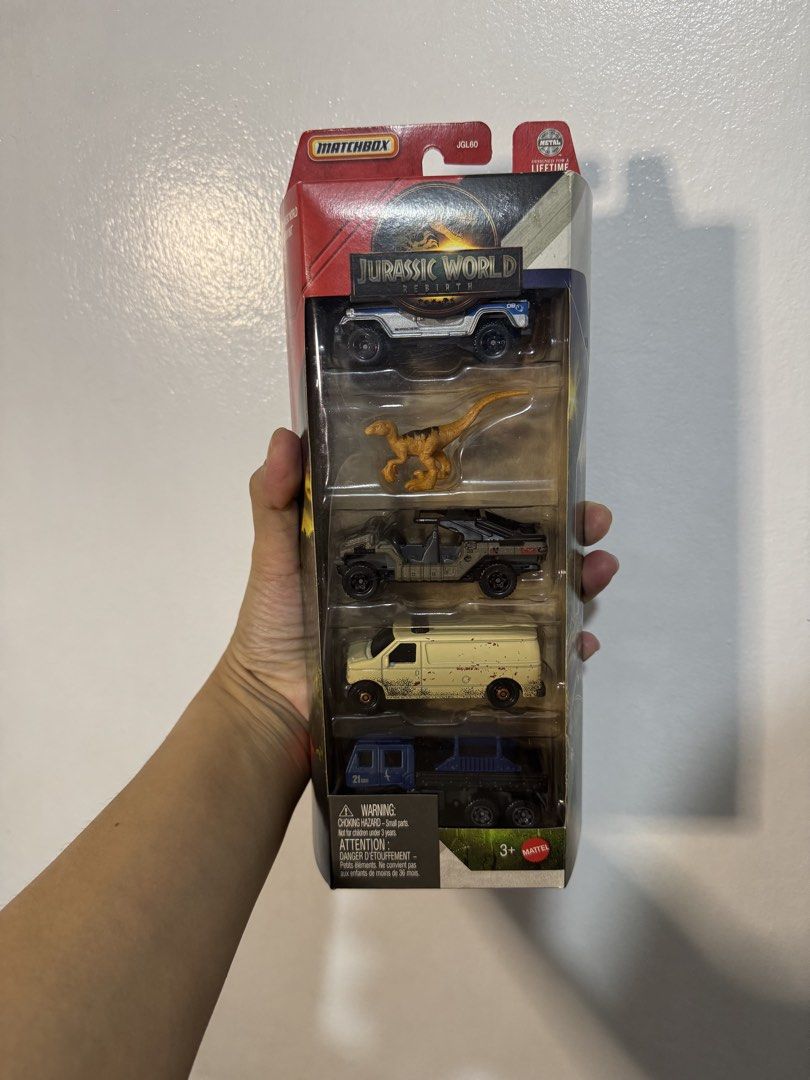 Matchbox Jurassic World 5-Car & Dinosaur Set (Category: Vehicle & Diecast Models) located in Santa Ana. Submitted by tokiotokio (Listing ID 1462393338, Image 1). Description: PM FOR DETAILS ❌ NO TO JOY RESERVERS ❌NO RUSHING ❌ STRICTLY NO COD 🚚 LBC or J&T - COP, DOOR TO DOOR DELIVERY, LALAMOVE WITHIN PAMPANGA AREA ONLY ✅ PAYMENT FIRST, SF CARE OF BUYER 💰 MOP - GCASH , MAYA, GOTYME, Bank Transfer .