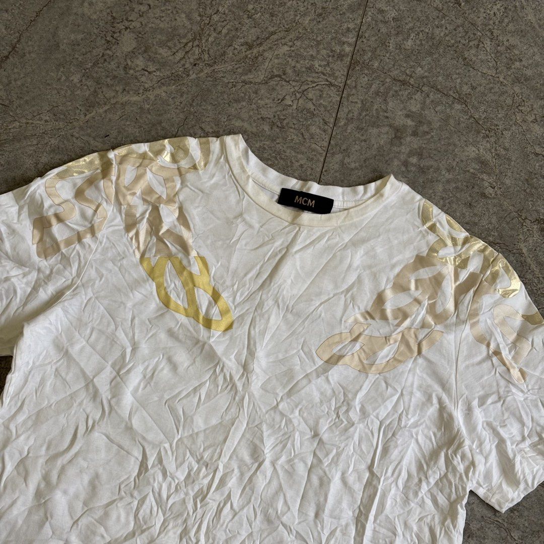 MCM Tshirt (Category: Tshirts & Polo Shirts ) located in Bacolod City. Submitted by Hanap_ukay (Listing ID 1462292522, Image 3). Description: MCM Tshirt Size: Large Excellent Needs wash only 880.