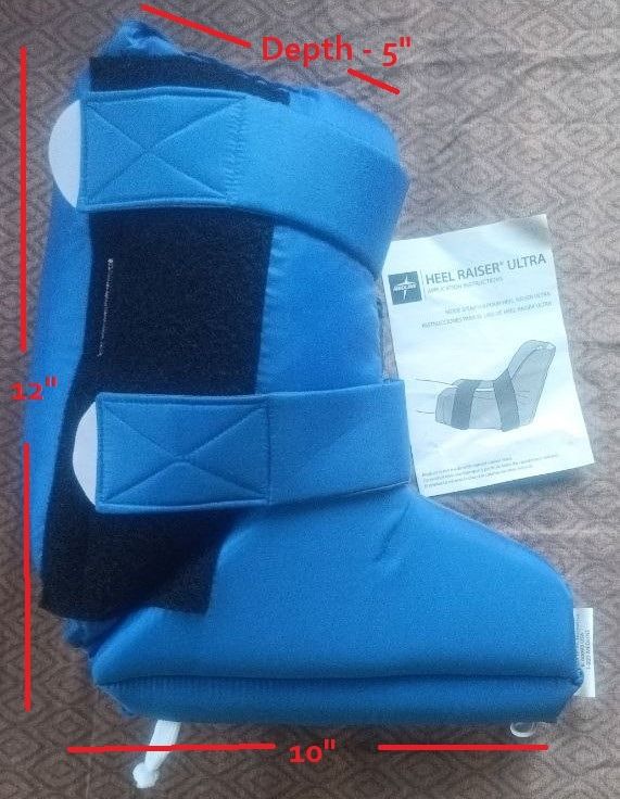 Medline Heel Raiser Ultra Heel Protector (Category: Braces, Support & Protection) located in Davao. Submitted by scaras (Listing ID 1462375841, Image 2). Description: > A specialized orthopedic boot designed primarily to completely offload pressure from the heel. > Helps protect against and treat heel pressure ulcers (bedsores) for patients who are bedridden or have limited mobility. > Features an anatomical strapping pattern that helps manage an