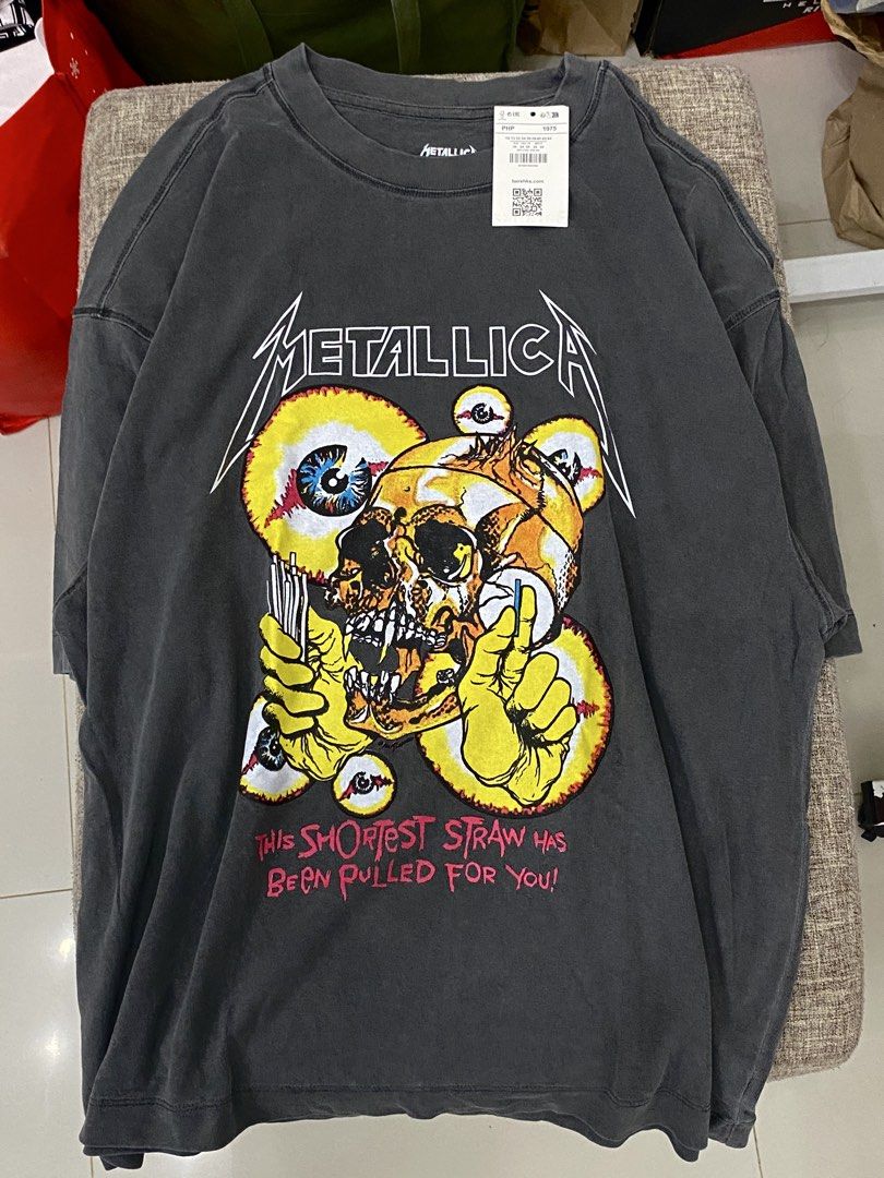 Metallica (Category: Tshirts & Polo Shirts ) located in Cabuyao City. Submitted by jennilyn_13 (Listing ID 1462391477, Image 3). Description: M-L.