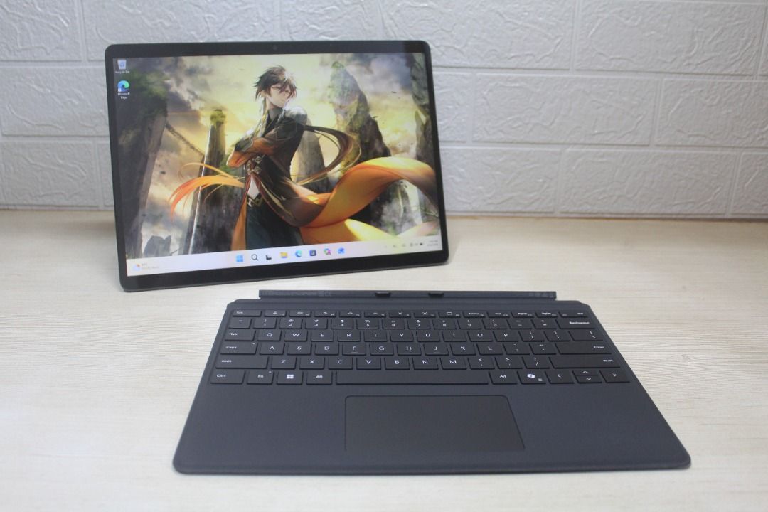 microsoft surface pro 9 2.8k i7 1255u ram 16gb tablet pc (Category: Laptops & Notebooks) located in Pasay City. Submitted by Rsgadgets (Listing ID 1462295327, Image 1). Description: 𝗶𝟳 𝗺𝗶𝗰𝗿𝗼𝘀𝗼𝗳𝘁 𝘀𝘂𝗿𝗳𝗮𝗰𝗲 𝗽𝗿𝗼 𝟵 𝗿𝗮𝗺 𝟭𝟲𝗴𝗯 Microsoft surface pro 9 i7 - 2ND HAND our price now 43k only Mall price 100k -RAM 16GB + SSD 256gb -2.8k resolution + Backlit keys -2IN1` -Top of the line 98% Smooth presentable -13Inch PixelSense 2.8k (