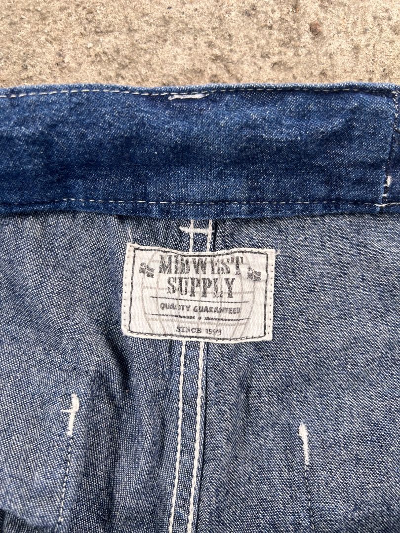 Midwest Supply Indigo Balloon Pants (Category: Jeans) located in Caloocan City. Submitted by veliichoir (Listing ID 1462419477, Image 3). Description: Size M on tag Actual measurements on photo..