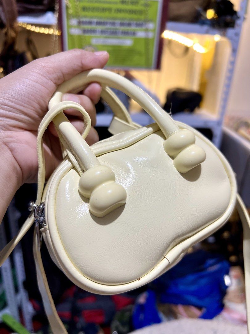 Milky Leather Micro Sling Bag (Category: Cross-body Bags) located in Rizal. Submitted by babamamanyingonlineshop (Listing ID 1462275392, Image 3). Description: .