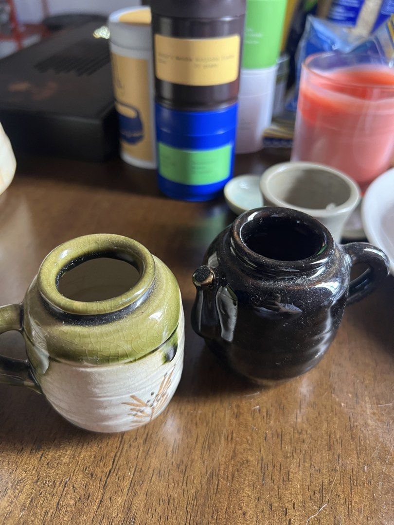 Mini Japanese Tea Jars Vintage Matcha (Category: Pots & Planters) located in Paranaque City. Submitted by guevssss (Listing ID 1462299683, Image 3). Description: - Set of 4 small ceramic pots called chaire (茶入) or chatsubo (茶壺) in Japan - Used for tea ceremonies - Perfect for tea or matcha corner!.