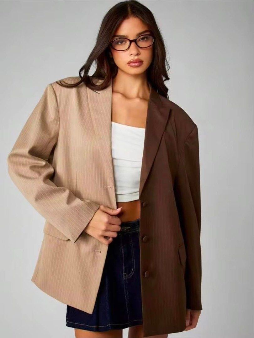 Misguided Two Tone Blazer (Category: Coats, Jackets and Outerwear) located in Cainta. Submitted by abegailyap14 (Listing ID 1462364636, Image 3). Description: .