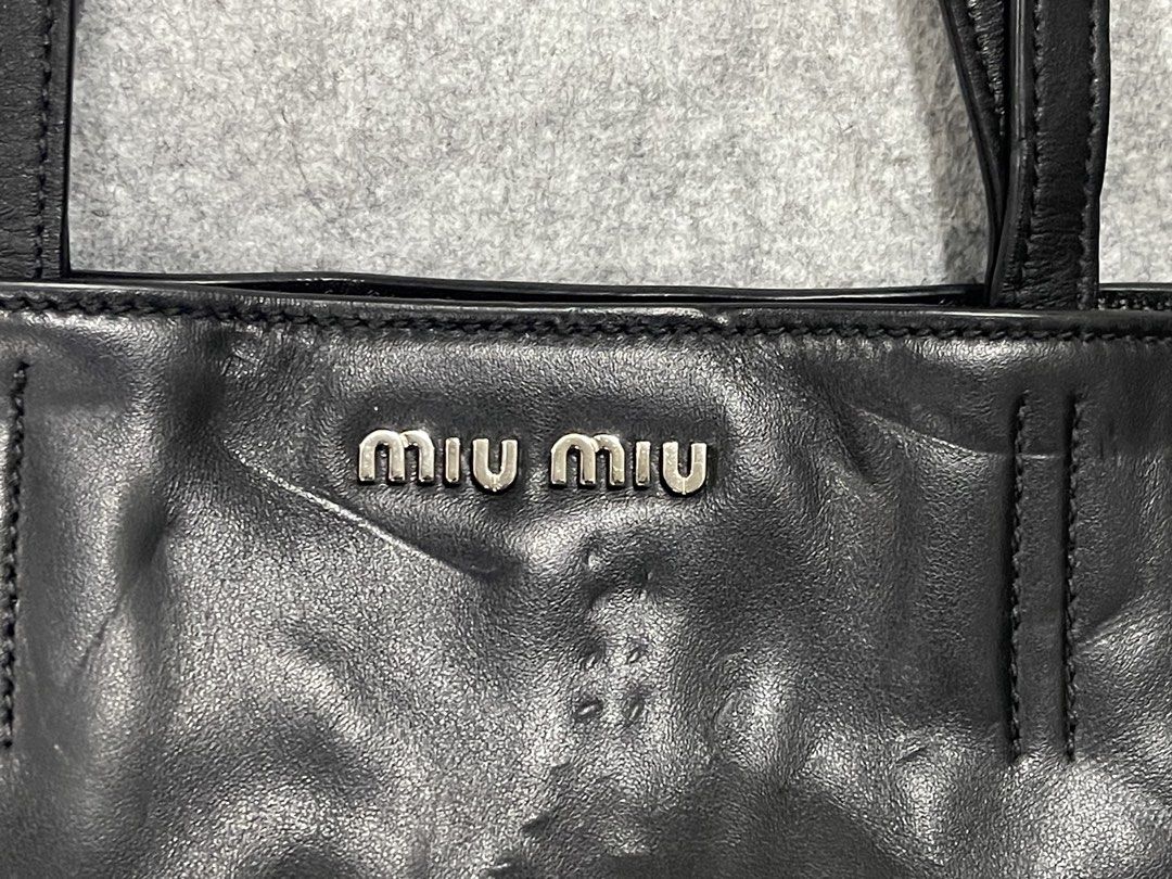 miu miu (Category: Luxury Bags & Wallets) located in Calamba. Submitted by thriftingoverload (Listing ID 1462362885, Image 2). Description: plus shipping fee.