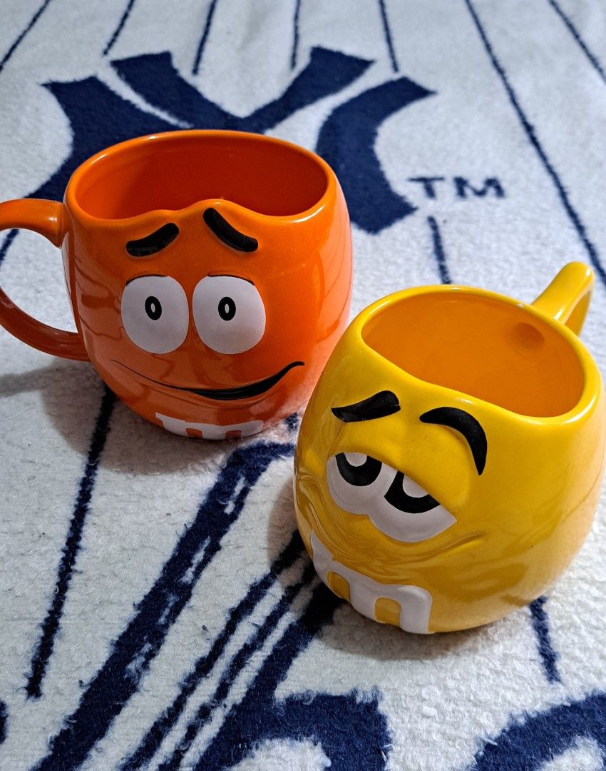 M&m mugs (Category: Everything Else Others) located in Baguio. Submitted by thriftfit17 (Listing ID 1462318922, Image 1). Description: m&m mugs very good condition may minimal paint chip check photos nlng php 850 aspack only plus sf dm if interested 🤙.